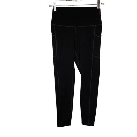 Colorfulkoala‎ Women High Waisted Capri Leggings High Waisted Small Pockets Grey - Picture 1 of 6